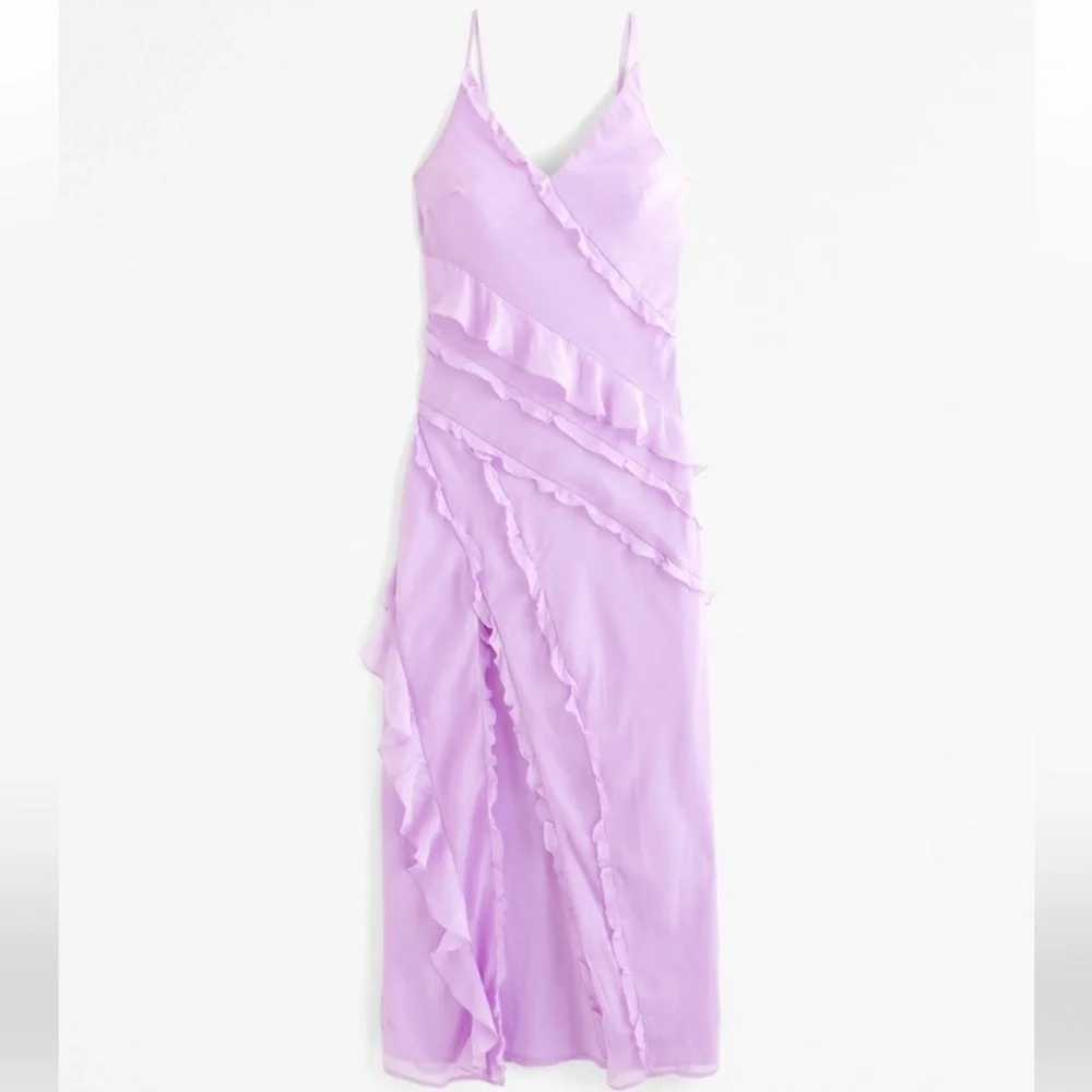 Abercrombie & Fitch Lavender Maxi Dress